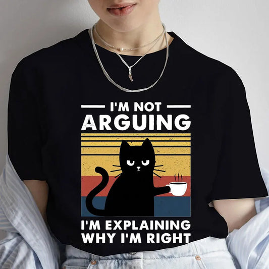 I'm Not Arguing Cat T-shirts